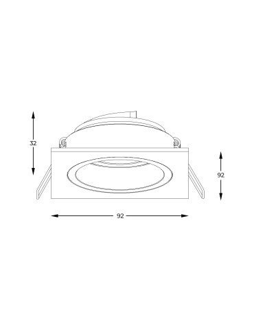Zuma Line Chuck Spot 92703-N biały - produkt 2