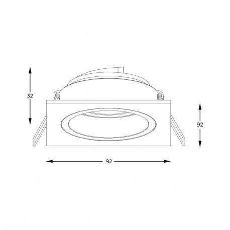 Zuma Line Chuck Spot 92703-N biały