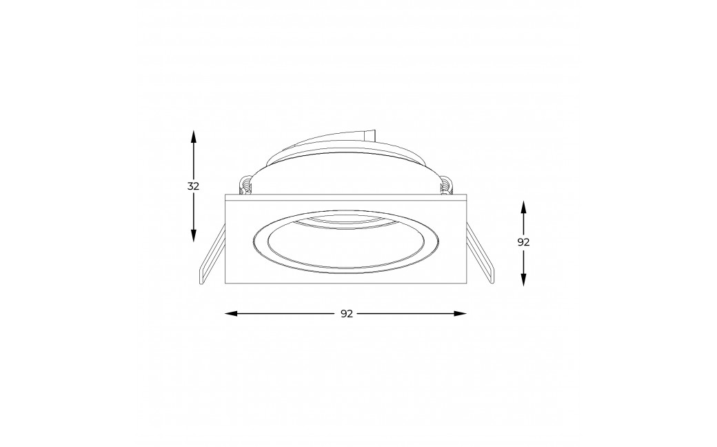 Zuma Line Chuck Spot 92703-N biały