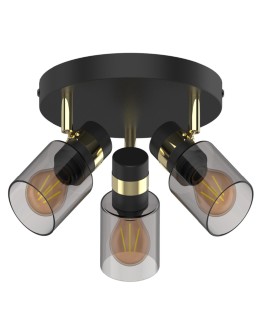 Zuma Line Asti Lampa Sufitowa JP03C-SP-03R-BG.442 czarny mat - produkt 2