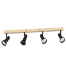 Spotlight ceiling lamps - Zuma Line Trieste Ceiling Lamp JP01A-SP-04AS-BWD.373 matte black. - product 2