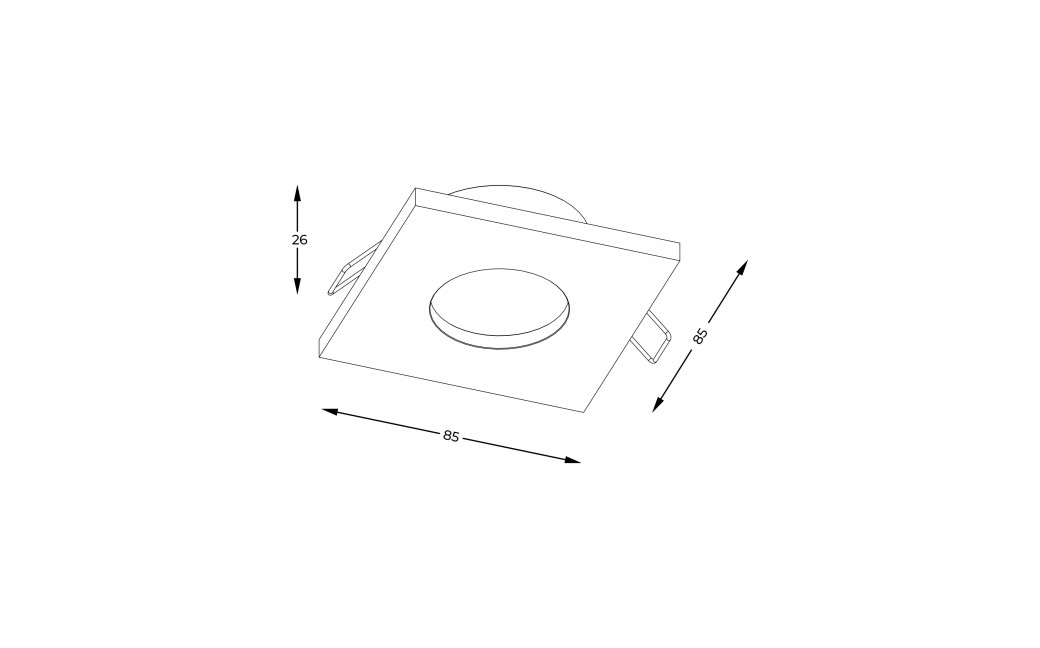 Zuma Line Chipo Spot ARGU10-032-N czarny