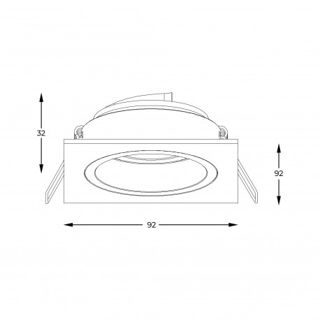 Zuma Line Chuck Spot 92706-N czarny