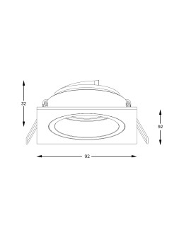 Zuma Line Chuck Spot 92706-N czarny - produkt 2