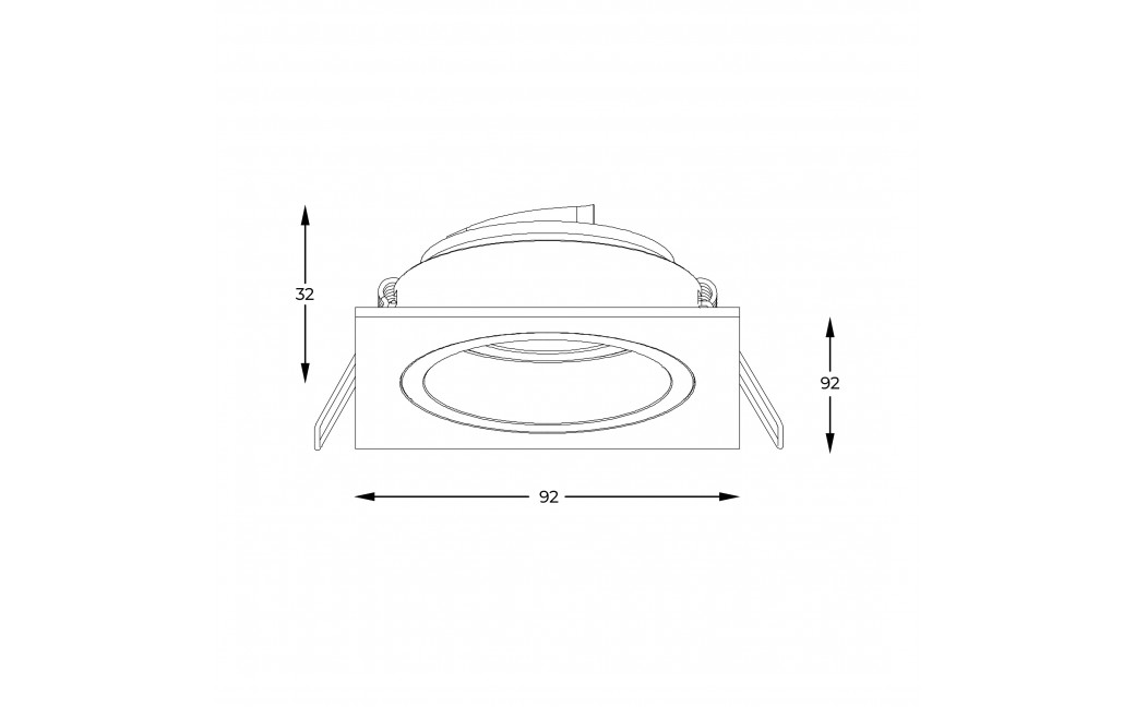 Zuma Line Chuck Spot 92706-N czarny