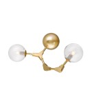 Modern wall lamps - Zuma Line Deimos Wall lamp W0462-02F-U8AC gold matte. - product 3