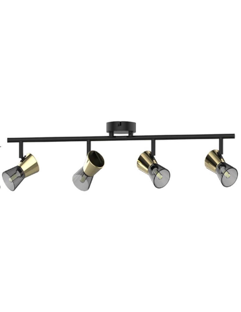 Spotlight ceiling lamps - Zuma Line Cento Ceiling Lamp TK220532-4BG matte black. - product kolory-swiatla.pl 2