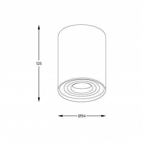 Zuma Line Rondoo Spot 44805-N srebrny