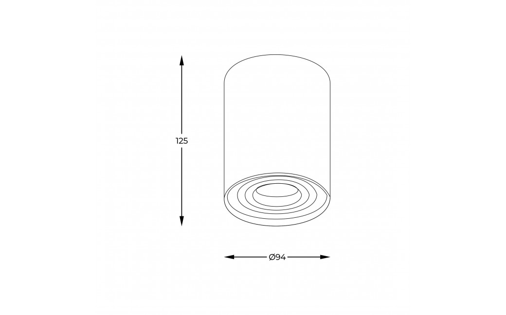 Zuma Line Rondoo Spot 44805-N srebrny