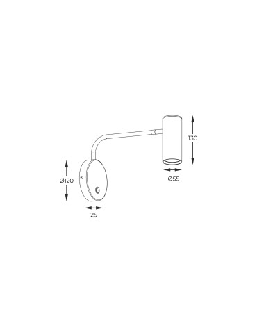 Zuma Line Tubo WL Wall lamp White/White 20034-WH-N. - product 2