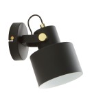 Adjustable wall lamps - Zuma Line Draco Wall lamp A6015-1 matte black - product 2