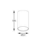 Round ceiling luminaires - Zuma Line Oak Spot Wooden 3100103 wood. - product 2