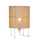Boho table lamps - Zuma Line Edin Table Lamp Natural & White/Natural & White T19073D-D20. - product 2