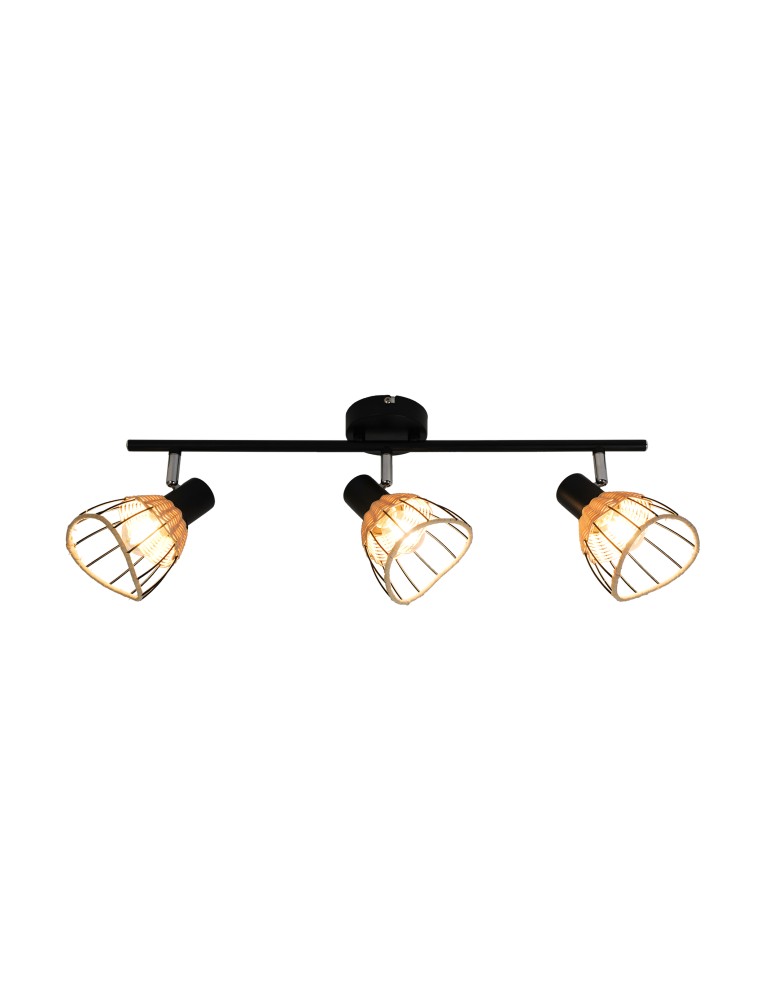 Spotlight ceiling lamps - Zuma Line Gent Ceiling Lamp P20084-3TU black. - product kolory-swiatla.pl 2