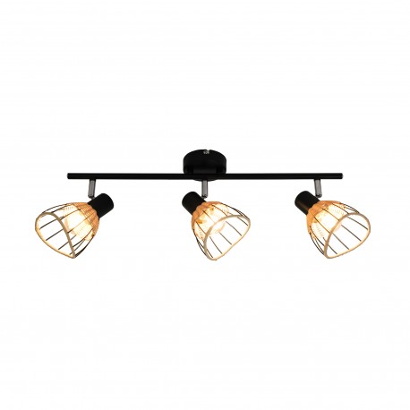 Zuma Line Gent Lampa Sufitowa P20084-3TU czarny