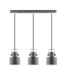 Pendant lamps on a strip - Zuma Line Draco Pendant Lamp A8062-3A matte black. - product 2