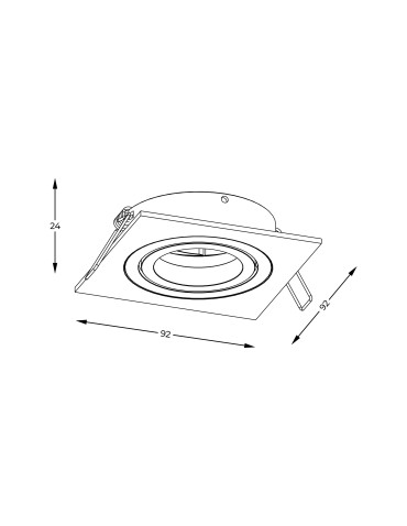 Zuma Line Rondoo Spot ARGU10-040-N biały - produkt 2