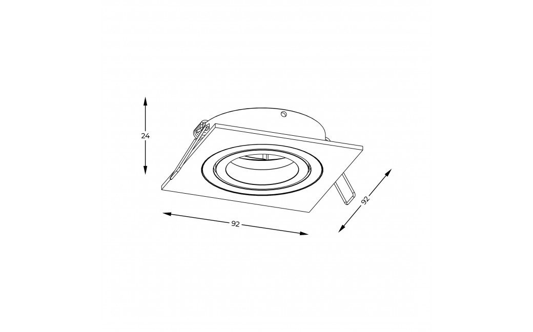 Zuma Line Rondoo Spot ARGU10-040-N biały