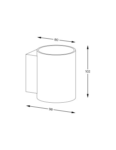 Zuma Line Sola WL Round  Kinkiet Czarno-Złoty/Black-Gold 91061-N - produkt 2