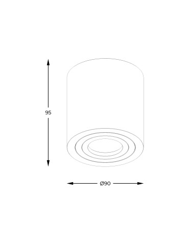 Zuma Line Rondip Spot ACGU10-158-N biały - produkt 2