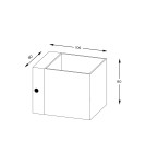 Square wall lamps - Zuma Line Transfer WL Wall lamp White/White 90841-N - product 2