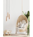 Wooden pendant lamps - Zuma Line Madera Natural Wood Pendant Lamp 8620103 - product 2
