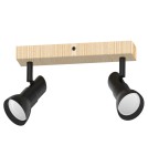 Spotlight ceiling lamps - Zuma Line Trieste Ceiling Lamp JP01A-SP-03S-BWD.356 matte black. - product 2