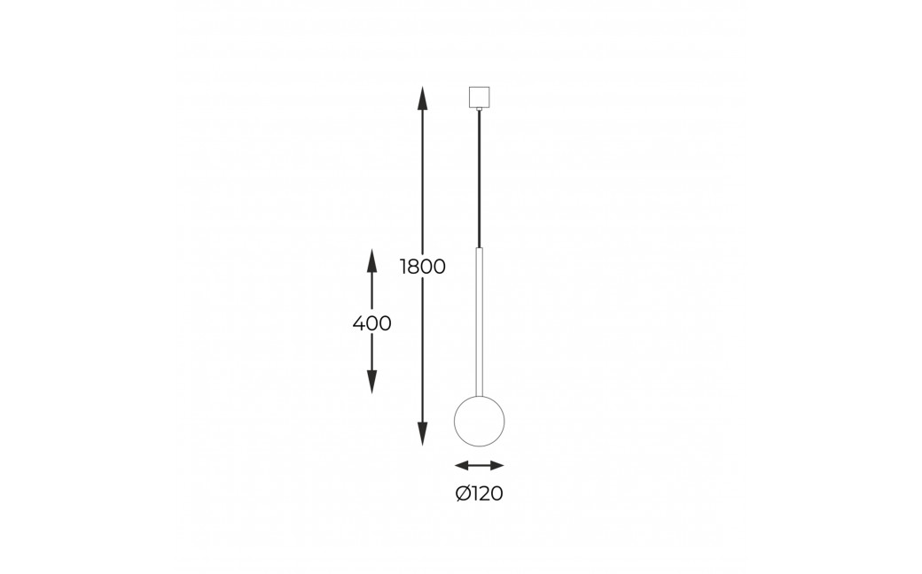 Zuma Line Ali Lampa Wisząca 5639 czarny