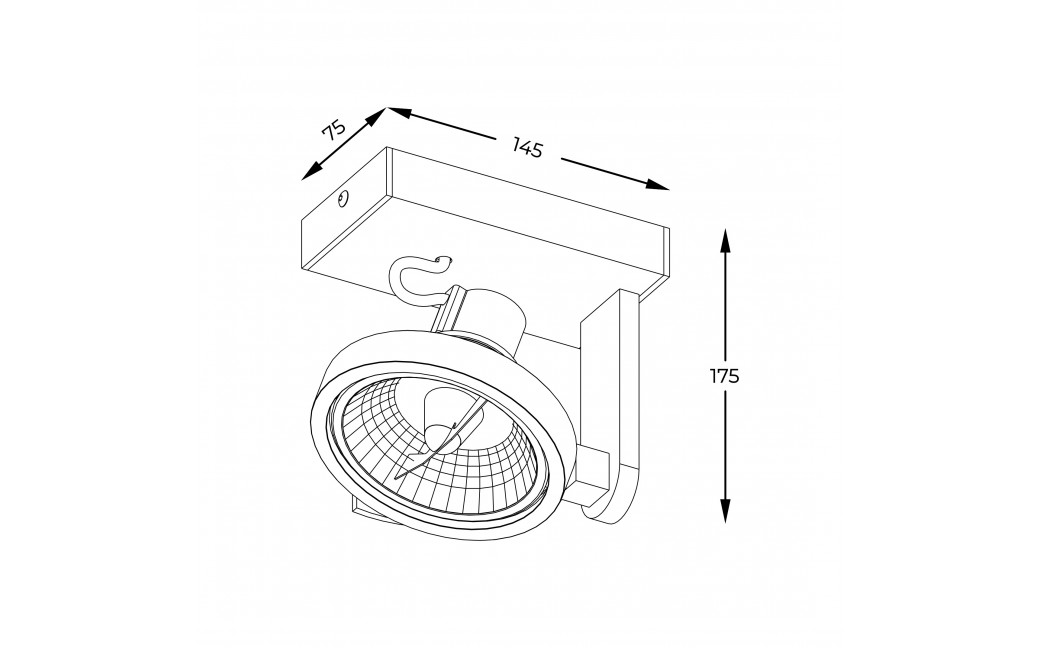 Zuma Line Master Spot ACGU10-181-N czarny