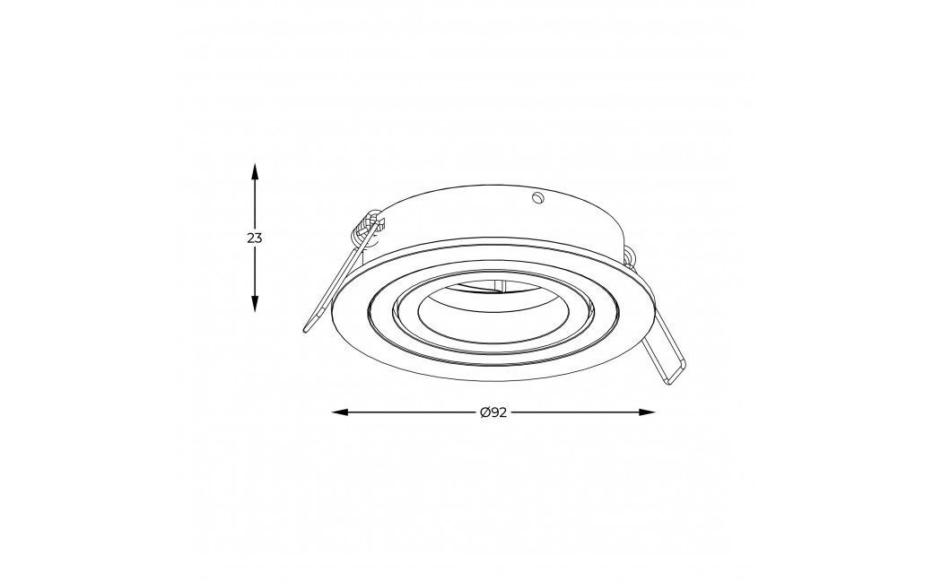 Zuma Line Rondoo Spot ARGU10-038-N biały