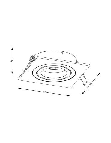 Zuma Line Rondoo Spot ARGU10-041-N czarny - produkt 2
