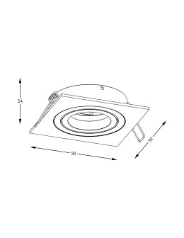 Zuma Line Rondoo Spot ARGU10-041-N czarny - produkt 2