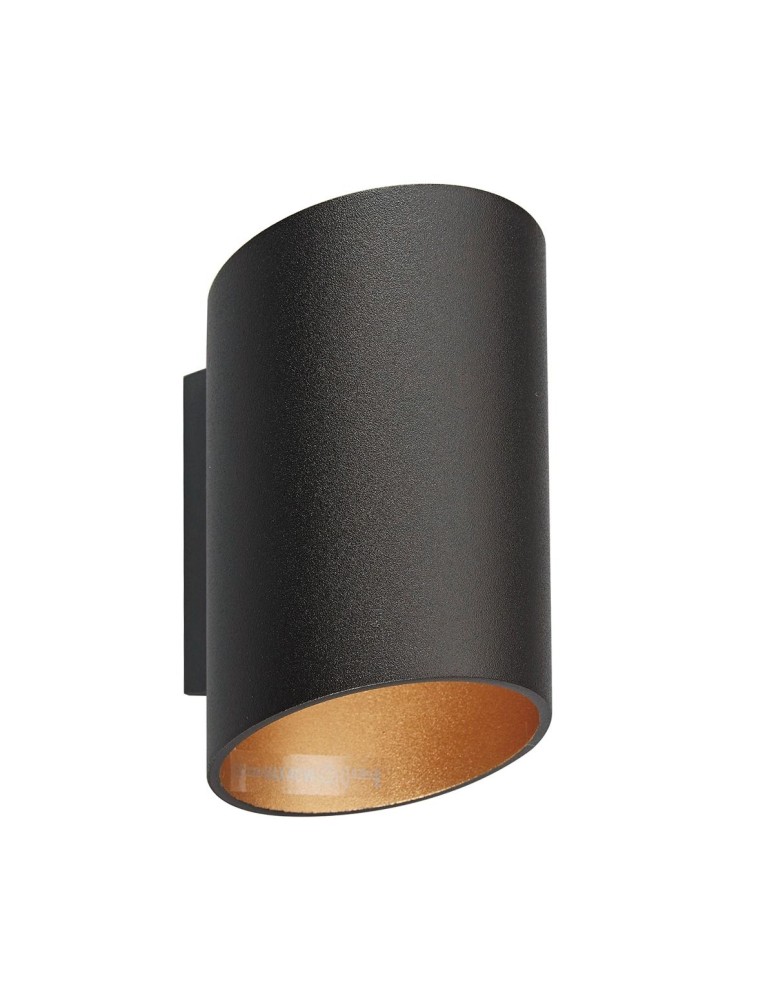 Tube wall lamps - Zuma Line Slice WL Wall lamp Black-Gold/Black-Gold 50603-BK/GD-N - product kolory-swiatla.pl 2