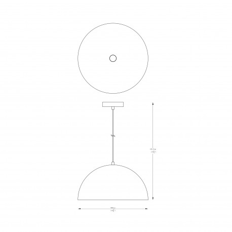 Zuma Line Vela Lampa Wisząca A8001XL-BK czarny mat