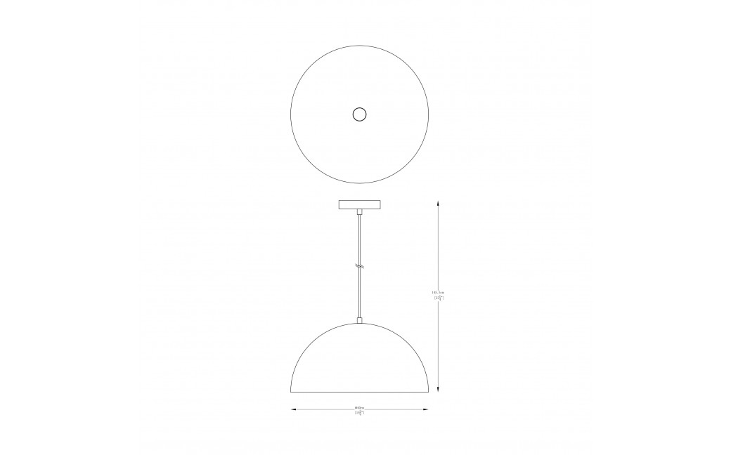 Zuma Line Vela Lampa Wisząca A8001XL-BK czarny mat