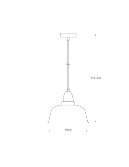 Zuma Line Mensa Lampa Wisząca A8063-WH Biały mat - produkt 2