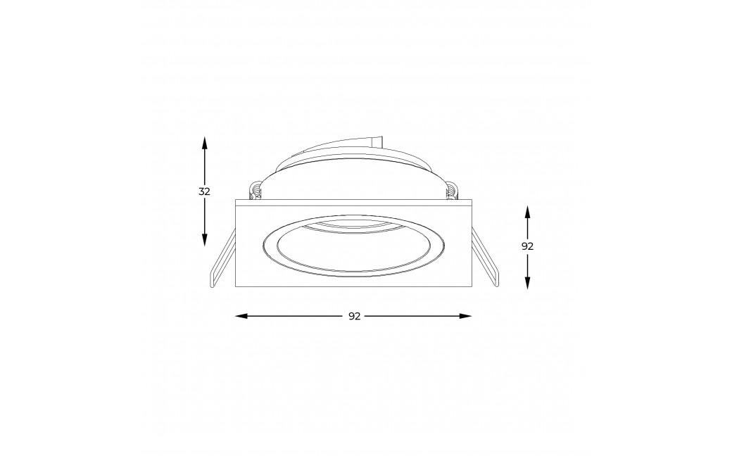 Zuma Line Chuck Spot 92704-N czarny