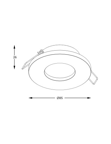 Zuma Line Chipa Spot ARGU10-034-N czarny - produkt 2