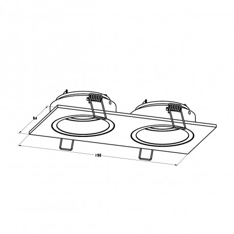 Zuma Line Chuck Spot 20068-BK-N czarny