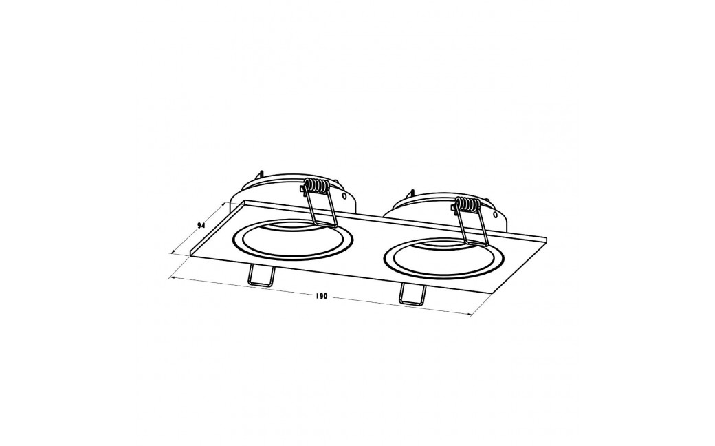 Zuma Line Chuck Spot 20068-BK-N czarny