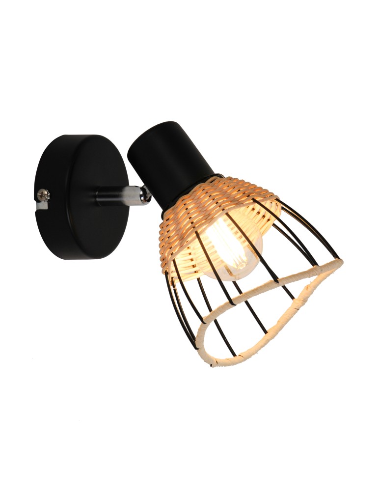 Adjustable wall lamps - Zuma Line Gent Wall lamp P20084-1R black - product kolory-swiatla.pl 2