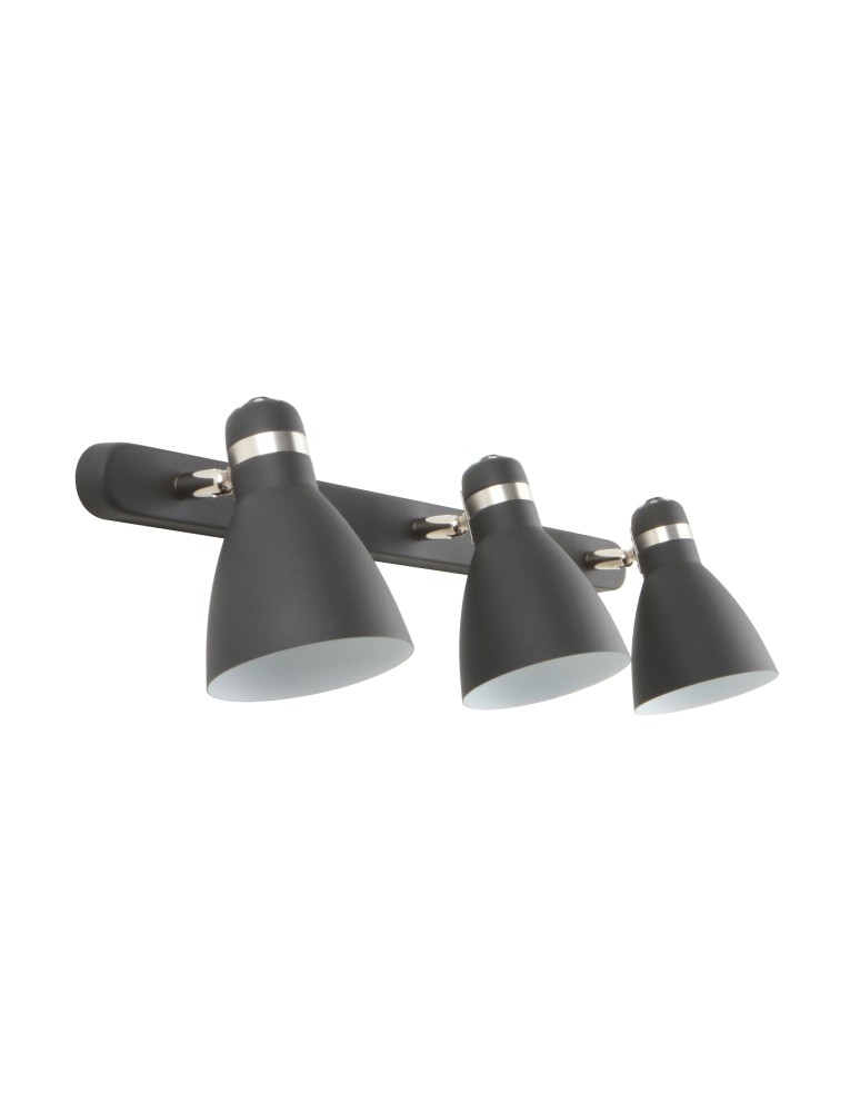 Triple wall lamps - Zuma Line Delta Wall lamp A6010-3A matte black - product kolory-swiatla.pl 2