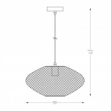 Zuma Line Orion Lampa Wisząca A8032 złoty