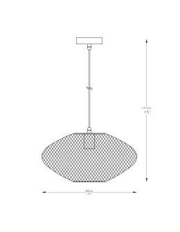 Zuma Line Orion Lampa Wisząca A8032 złoty - produkt 2