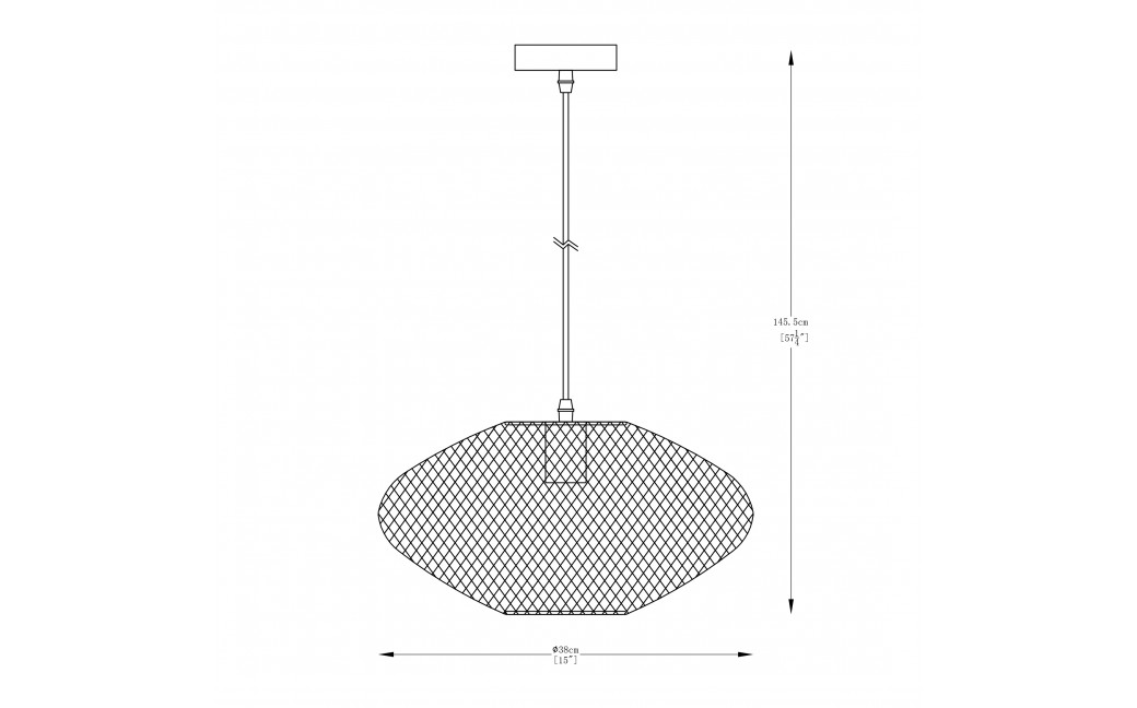 Zuma Line Orion Lampa Wisząca A8032 złoty