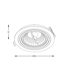 Zuma Line Chuck Spot ARGU10-054-N biały - produkt 2
