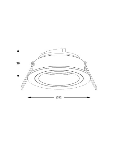 Zuma Line Chuck Spot 92700-N czarny - produkt 2