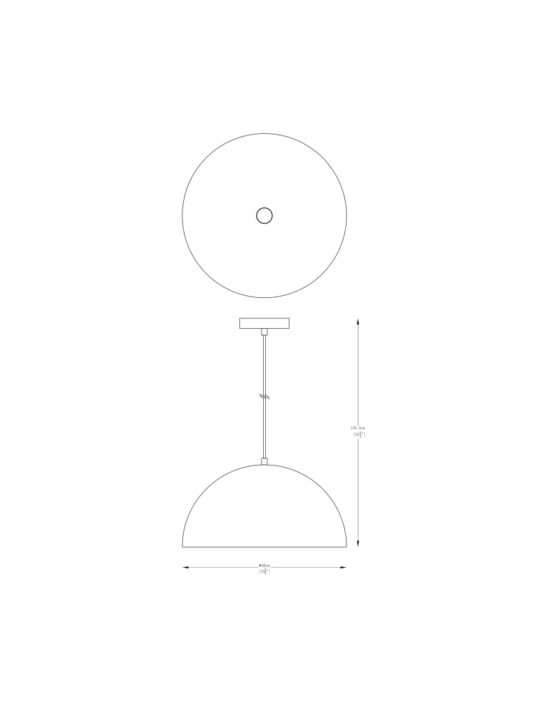 Round pendant lamps - Zuma Line Vela Pendant Lamp A8001XL-WH White Matte - product kolory-swiatla.pl 2