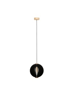 Zuma Line Orb Lampa Wisząca Czarny / Drewno 7510344 - produkt 2