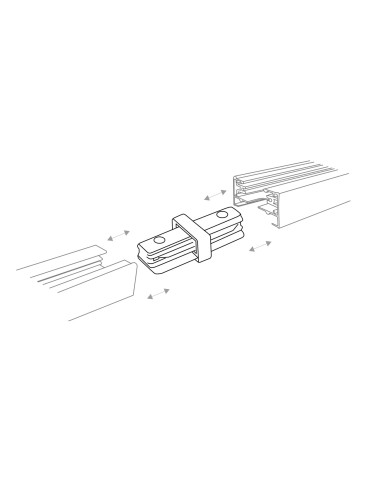 Zuma Line Straight Switch for 1-phase Busbar White 2020 - product 2